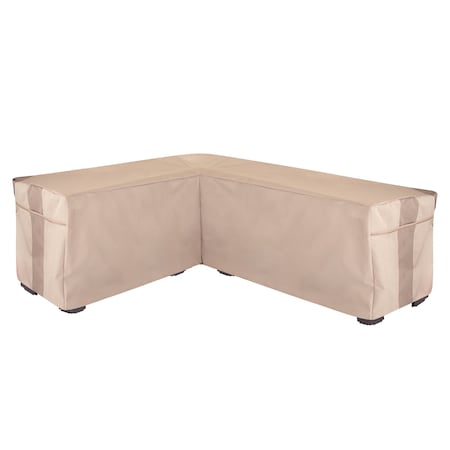 Modern Leisure Monterey Patio Sectional Lounge Set Cover, Left-Facing, 14 in. Lx83 in. Lx32 in. Wx31 in. H, Beige 2947